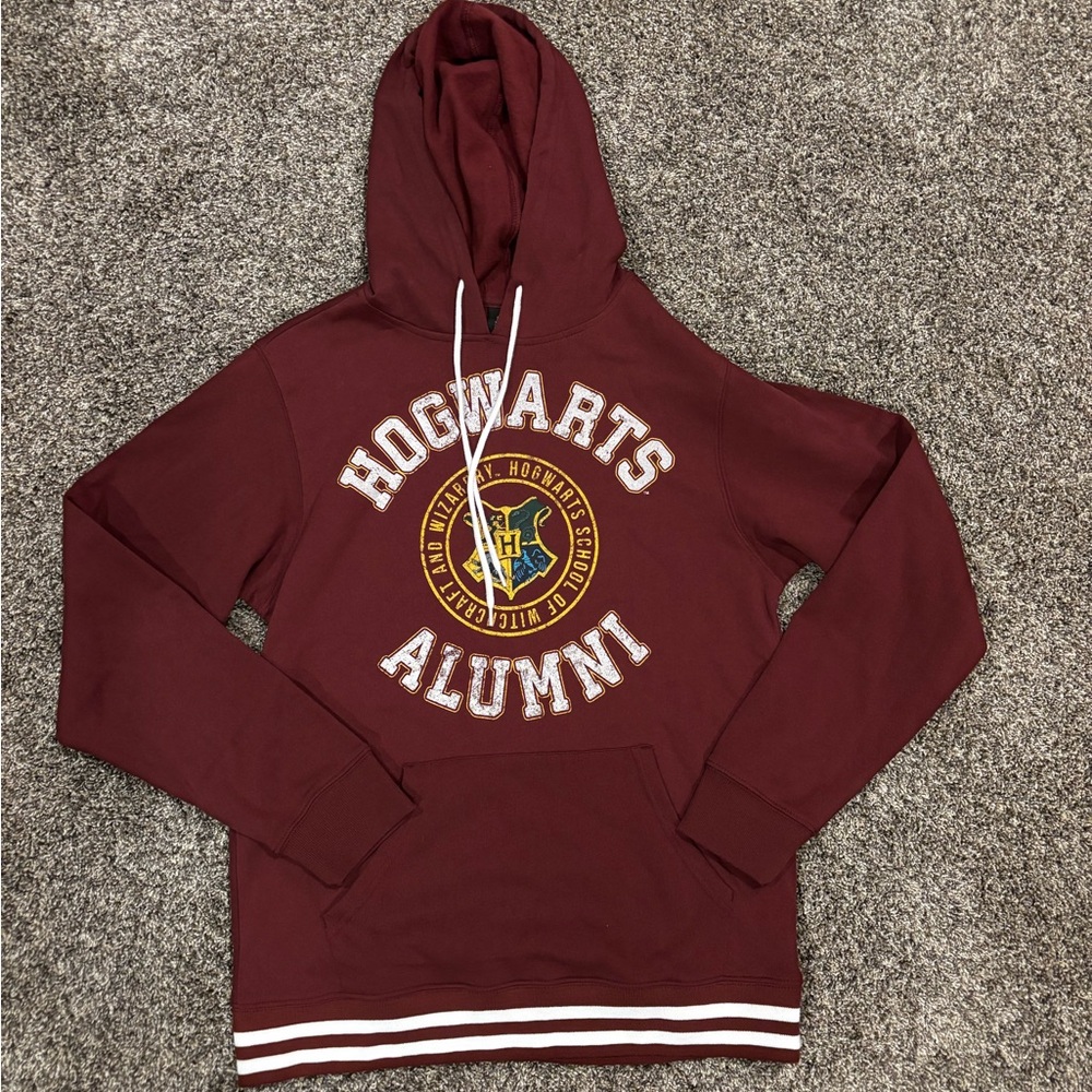 Warner Bros. Harry Potter Hogwarts Burgundy Hoodie